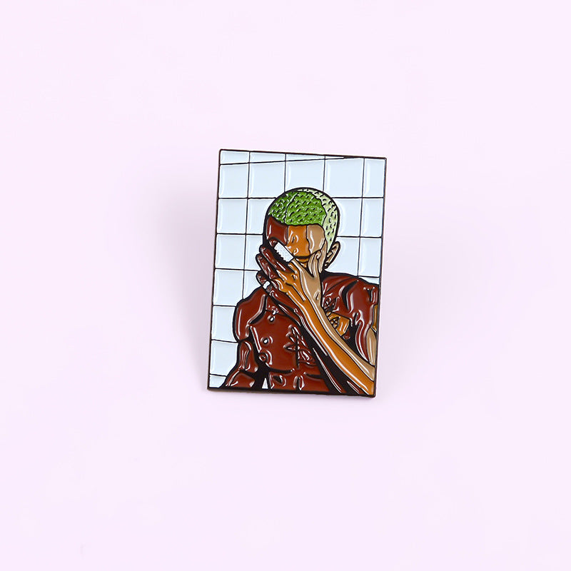 Creative Blonde Album Frank Oceans Metal Pin Badge