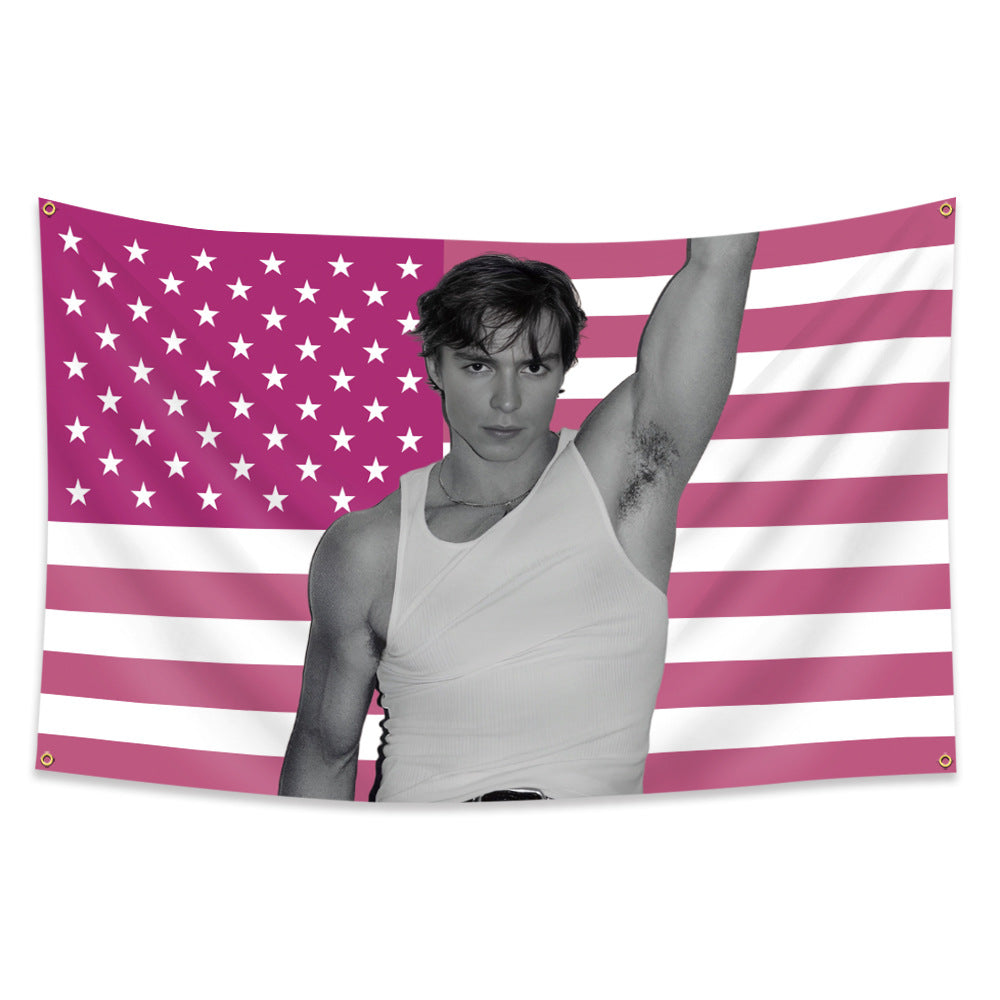 Nicholas Alexander Chavez Tapestry Flag