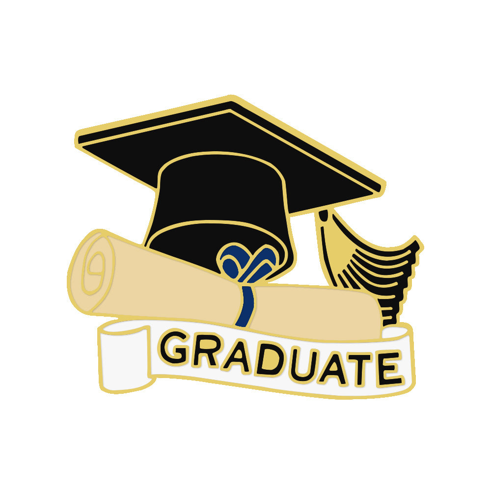 Graduation Senior Metal Pins Commemorative badges, badges, school emblems, geometric bachelor's hats, brooches