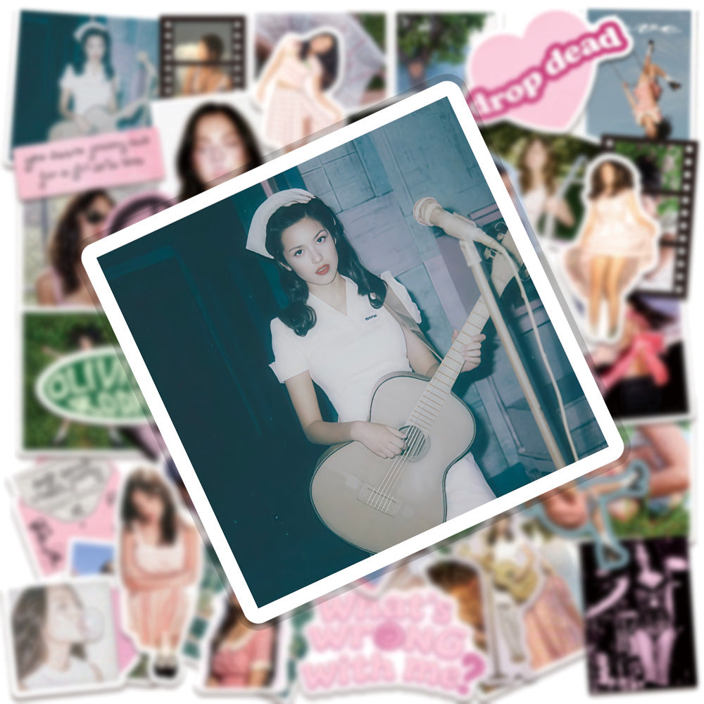 50 Olivia Rodrigo Waterproof Stickers