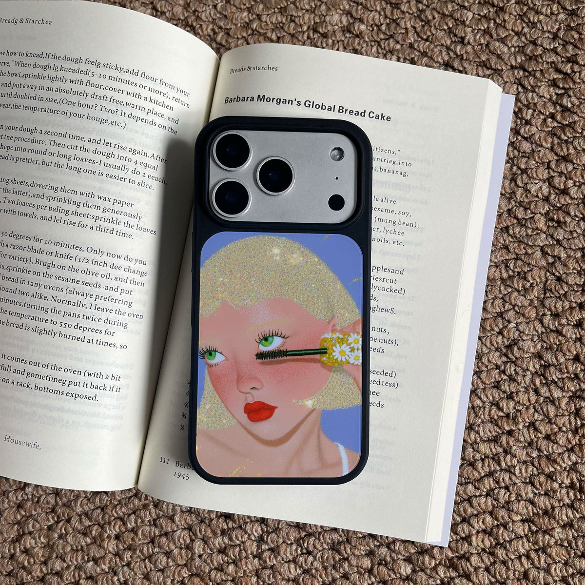 Oil Painting Makeup Girl iPhone Case
