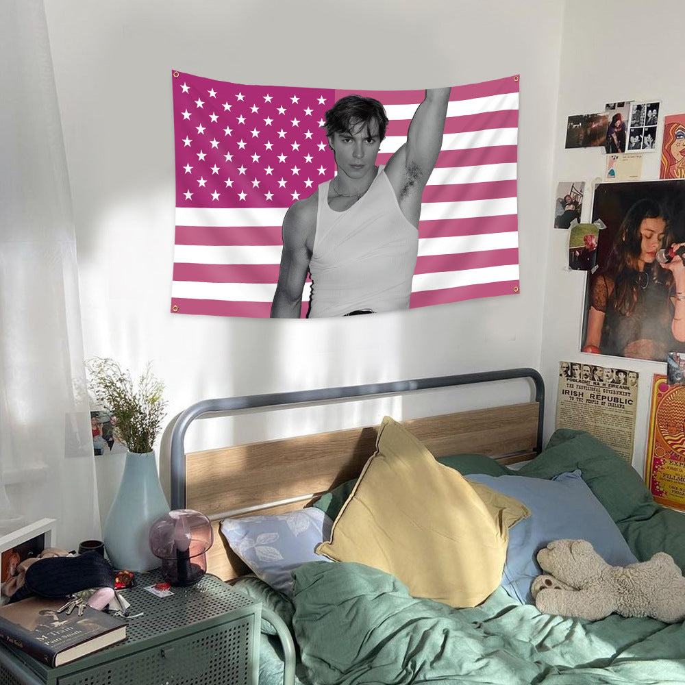 Nicholas Alexander Chavez Tapestry Flag