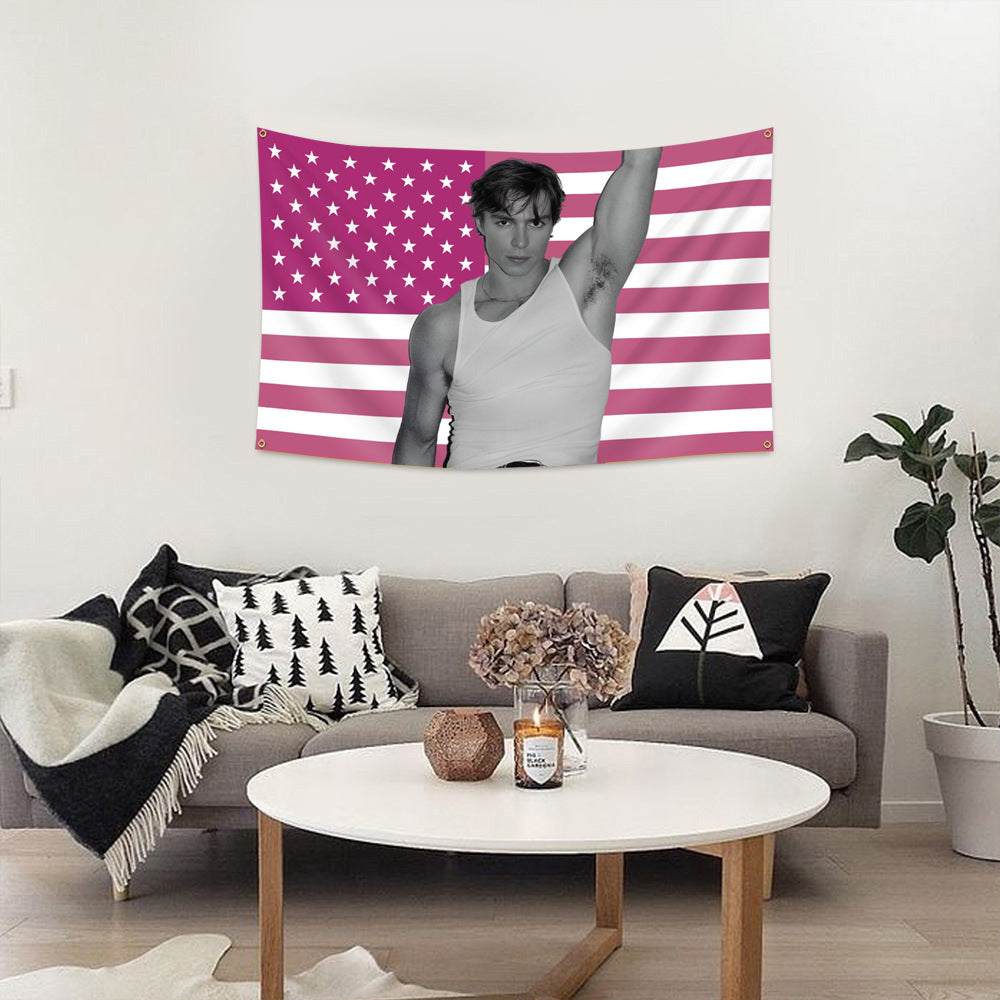 Nicholas Alexander Chavez Tapestry Flag