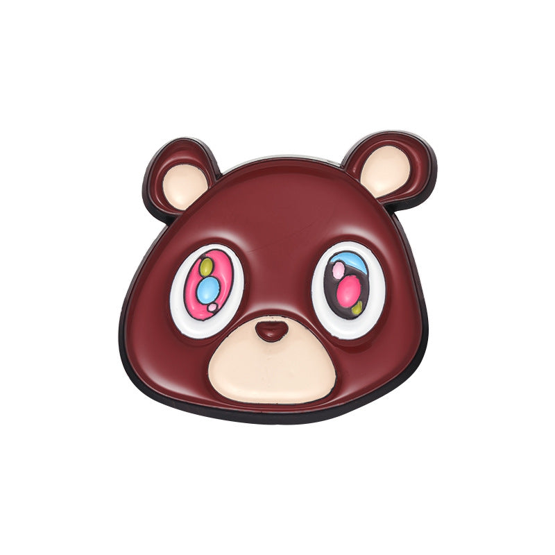 Kanye West Graduation Bear Metal Pin Badge