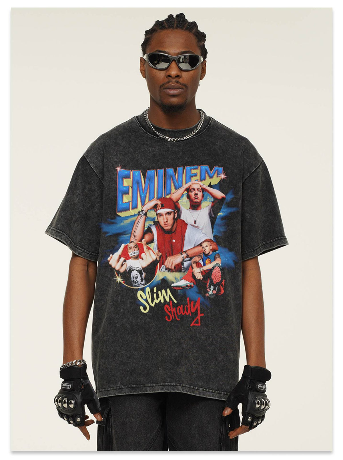 Eminem Slim Shady Montage Design T-Shirt