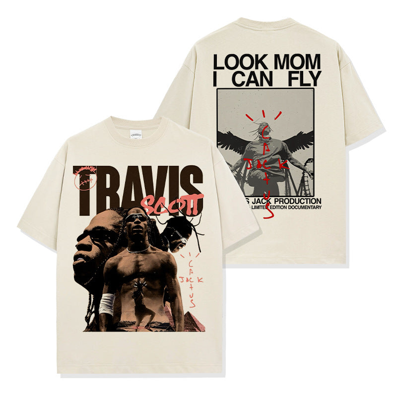 Travis Scott Cactus Jack "Look Mom I Can Fly" T-shirt