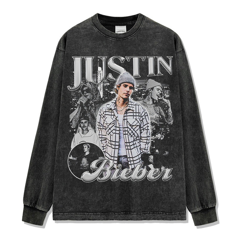 Retro Justin Bieber Montage Sweatshirt