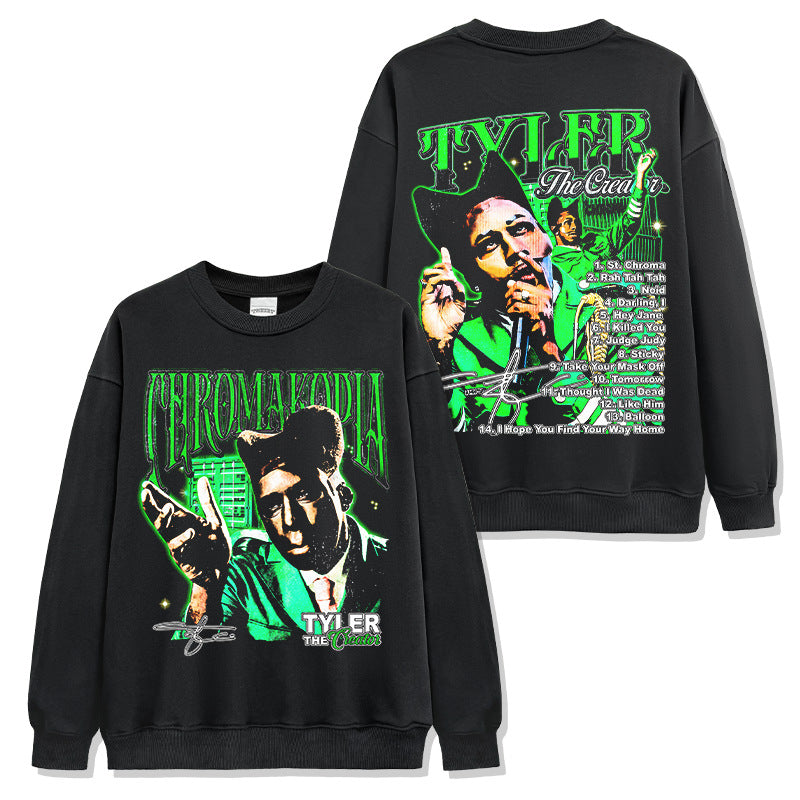 Tyler The Creator Green Chromakopia Sweatshirt