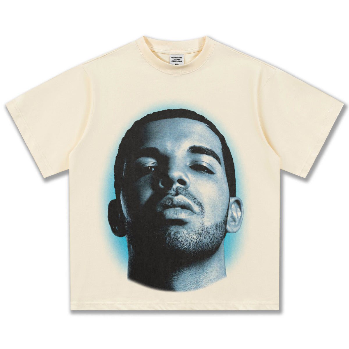 Drake Head T-Shirt Blue Design