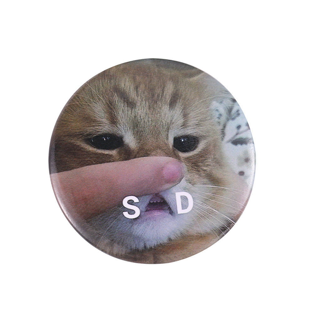 Meme Cartoon and Music Cute Metal Pins Badge
