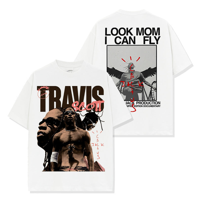 Travis Scott Cactus Jack "Look Mom I Can Fly" T-shirt