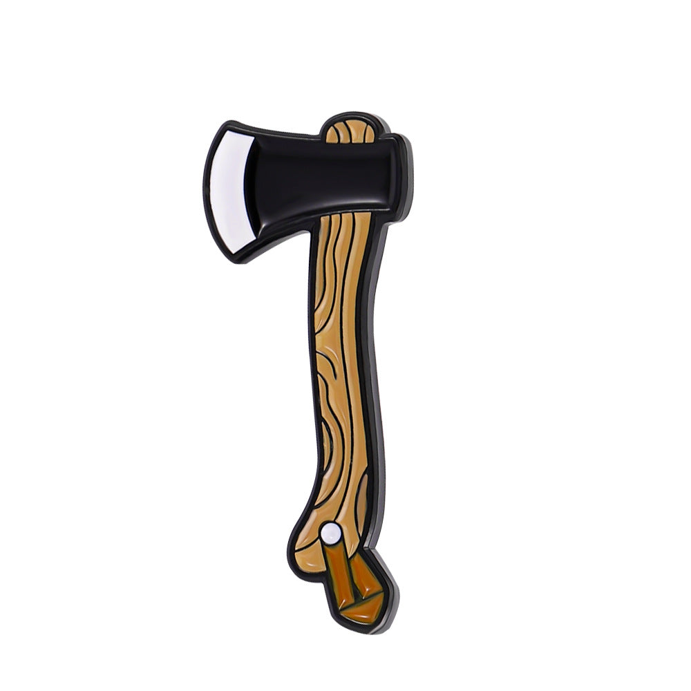 Camping Basics Accessories Metal Pin Badges
