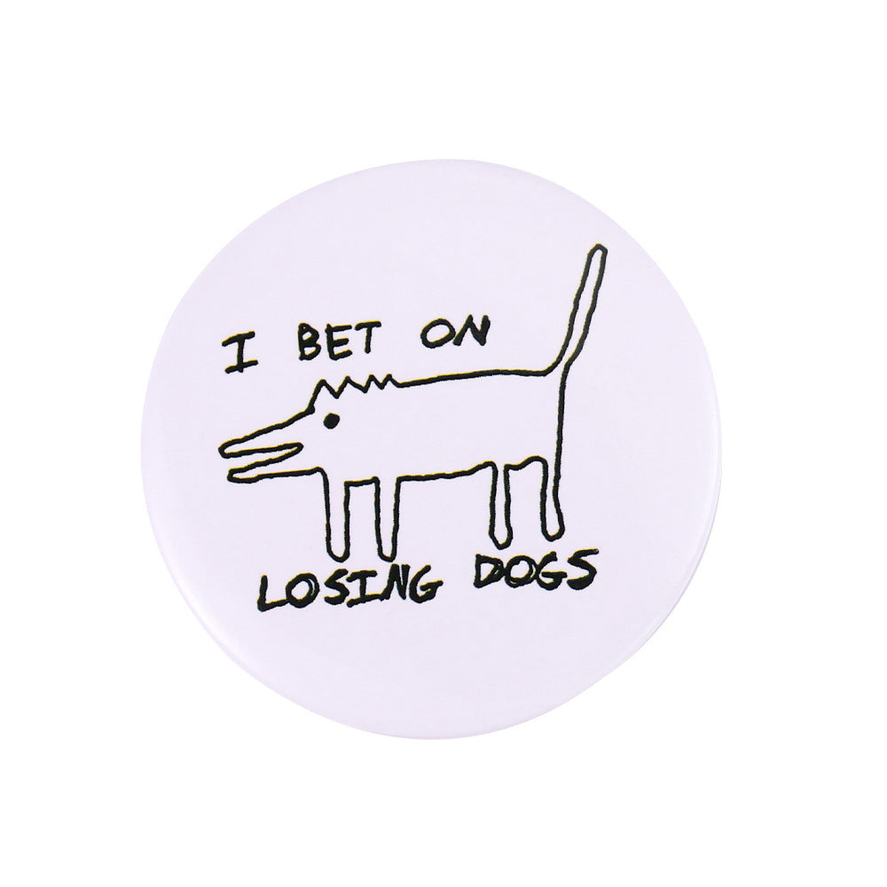 Meme Cartoon and Music Cute Metal Pins Badge
