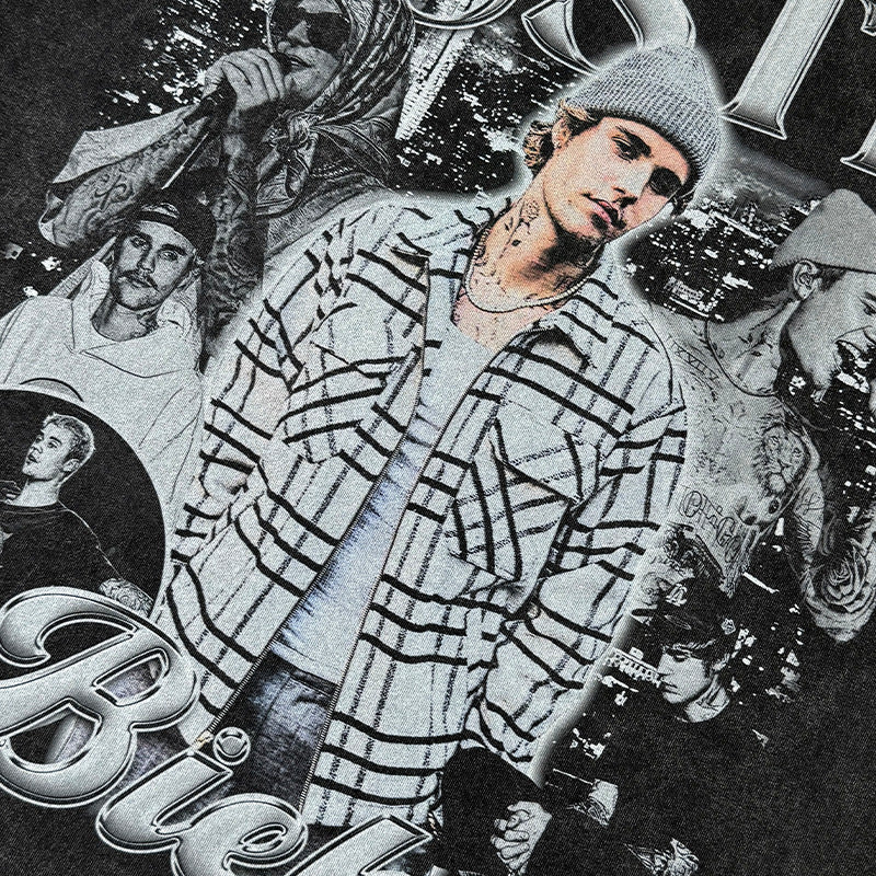 Retro Justin Bieber Montage Sweatshirt