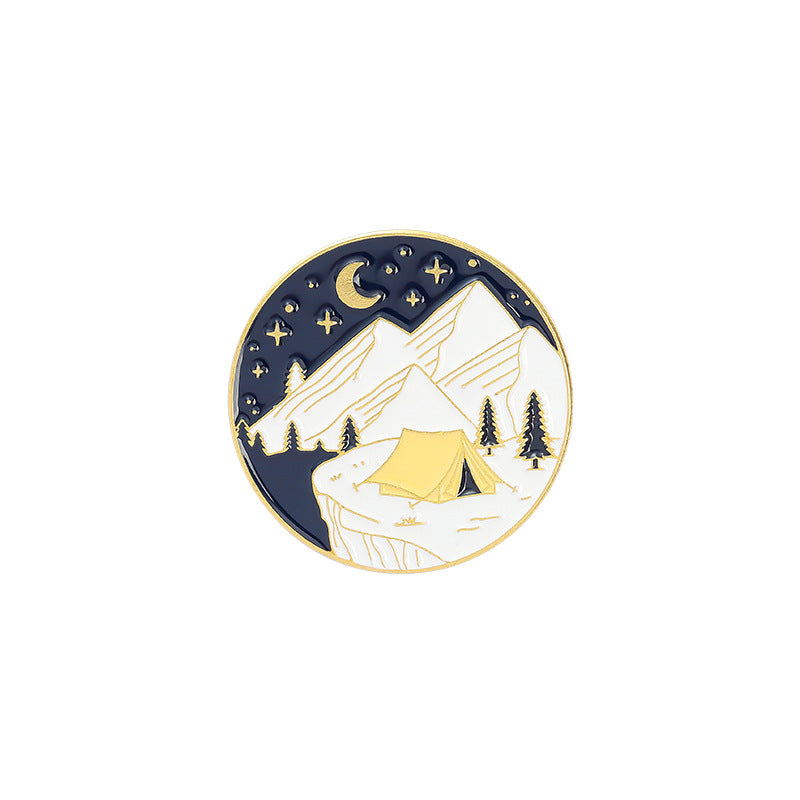 Landscape Metal Pin Badge