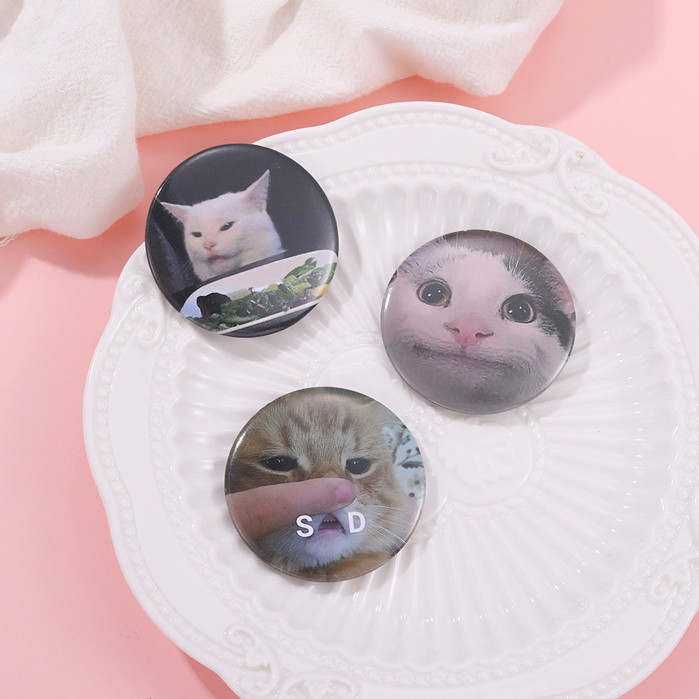 Meme Cartoon and Music Cute Metal Pins Badge