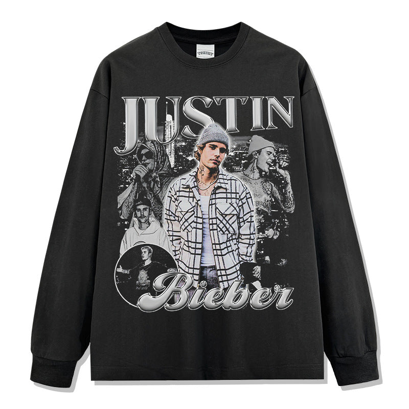 Retro Justin Bieber Montage Sweatshirt