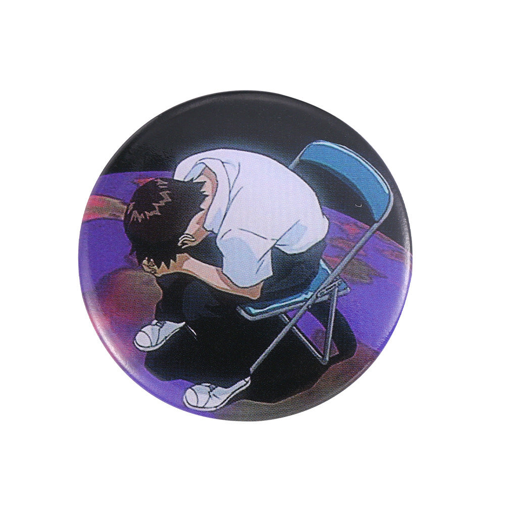 Meme Cartoon and Music Cute Metal Pins Badge