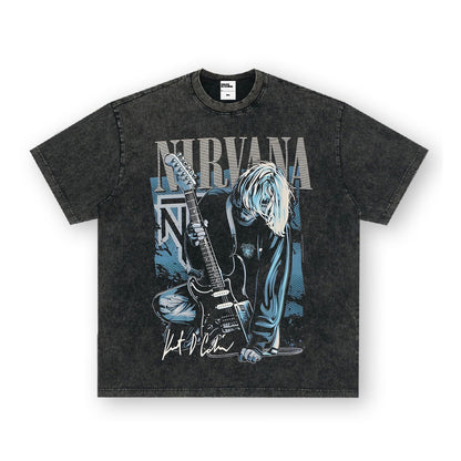 Nirvana Retro Drawing T-Shirt
