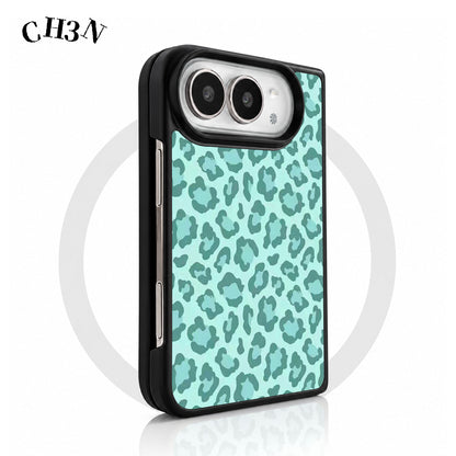 Green Leopard Print iPhone Duo Case
