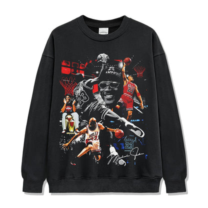 Michael Jordan MJ Basketball Sweatshirt