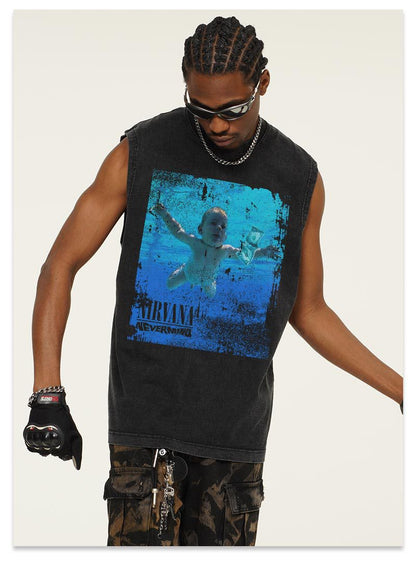 Nirvana Nevermind Album Cover Tank Top