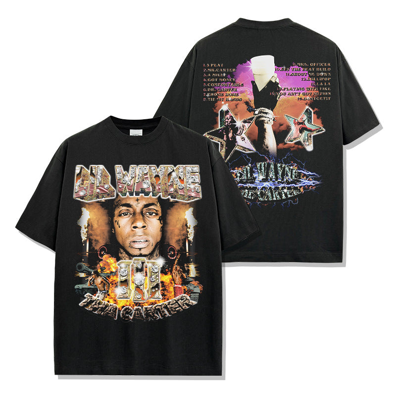 Lil Wayne Montage double-sided T-Shirt