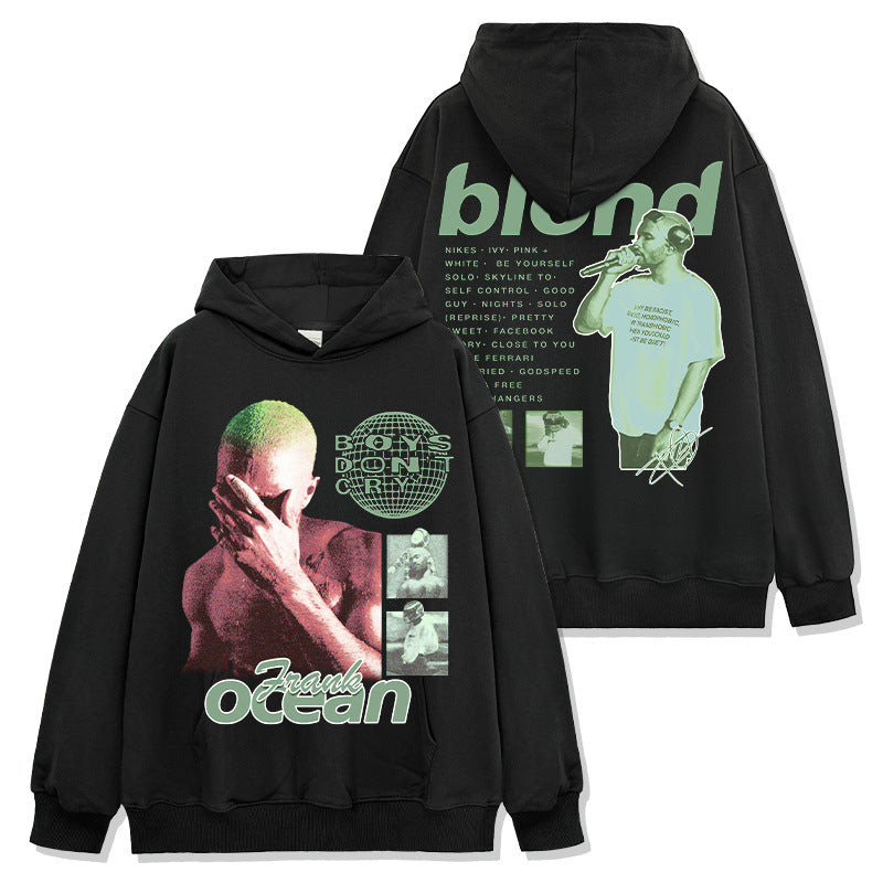 Frank Ocean Blond Album Green Montage Hoodie