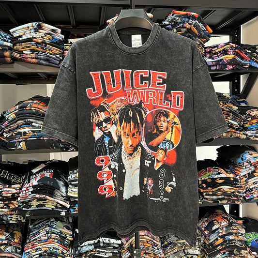 JUICE WRLD 999 Red Montage T-Shirt