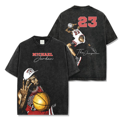 Michael Jordan MJ 23 Double-sided T-shirt