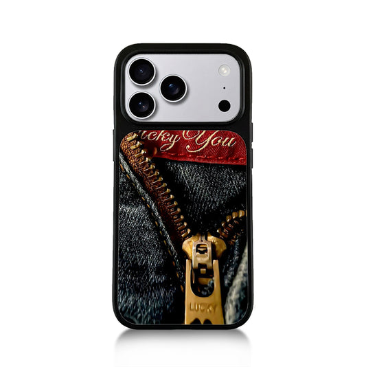 Lucky You Jeans iPhone Case