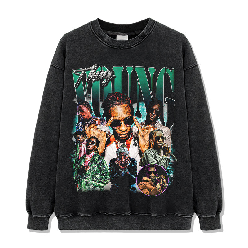 Young Thug Green Montage Sweatshirt