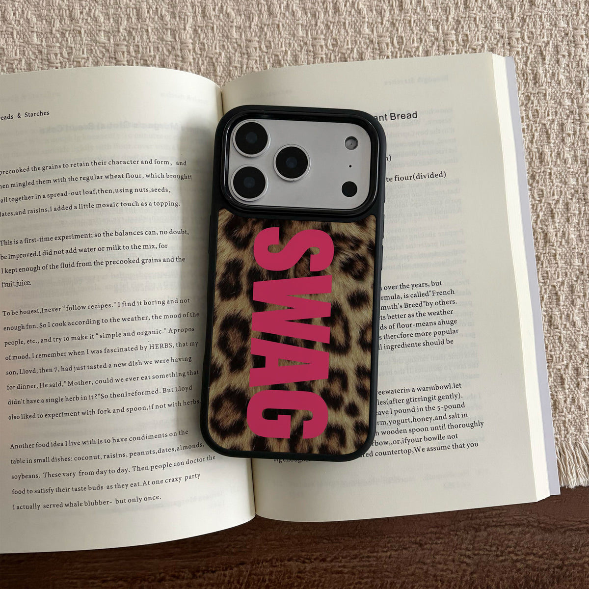SWAG Leopard Print iPhone Case