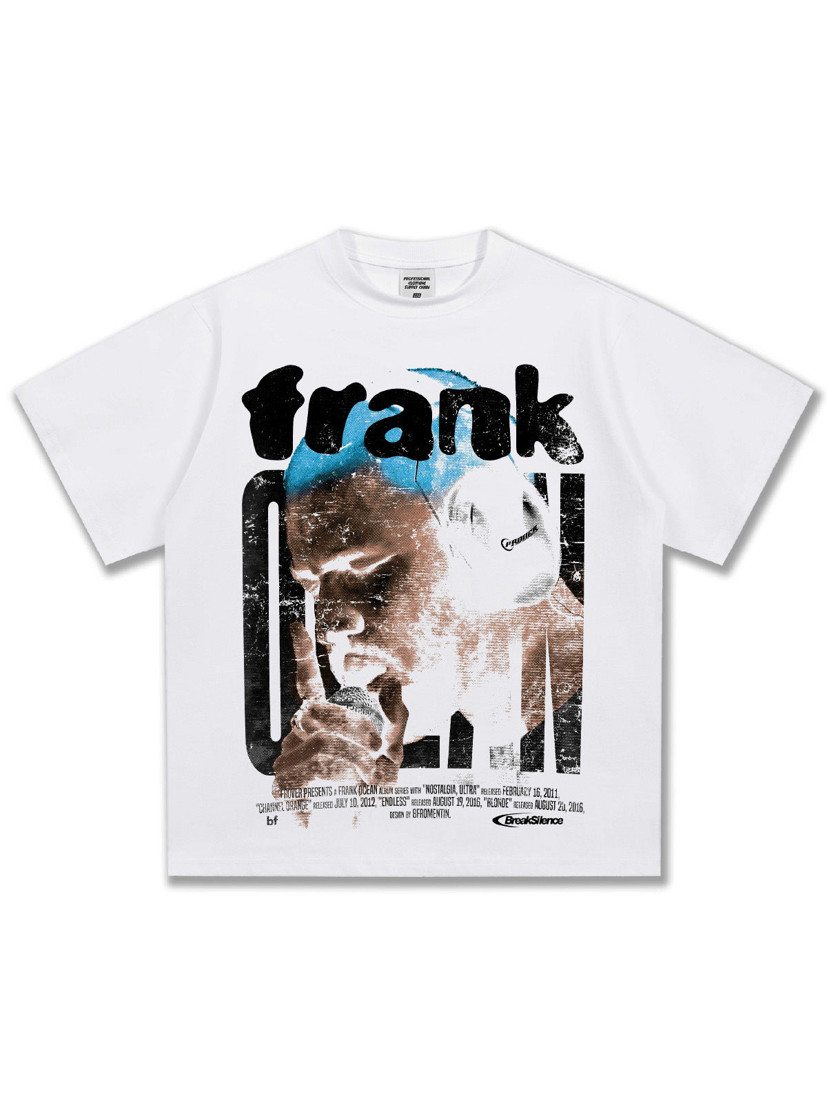 Frank Ocean Singing Retro Design T-Shirt