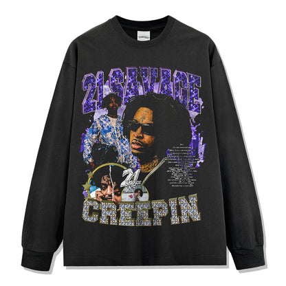 21 Savage Montage Creepin Sweatshirt