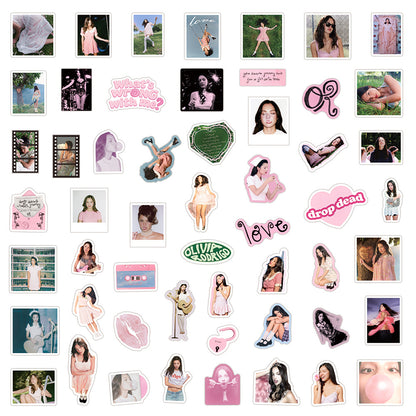 50 Olivia Rodrigo Waterproof Stickers