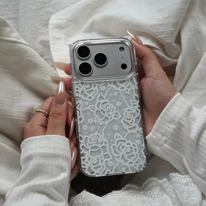 Black and White Lace iPhone Case