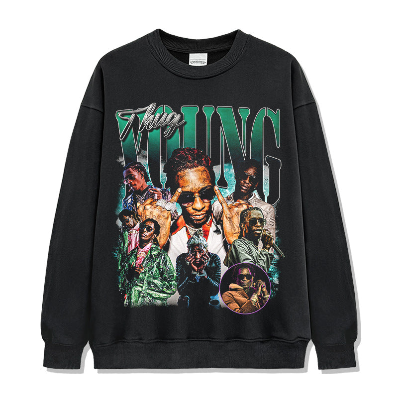 Young Thug Green Montage Sweatshirt