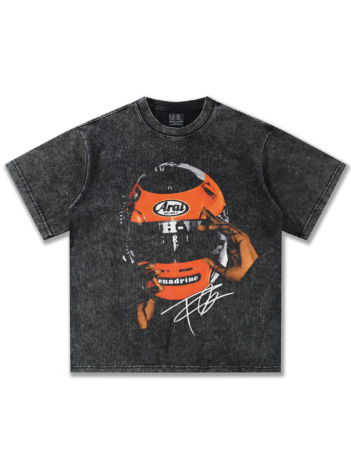 Frank Ocean Orange Aral Motorcycle Helmet T-Shirt