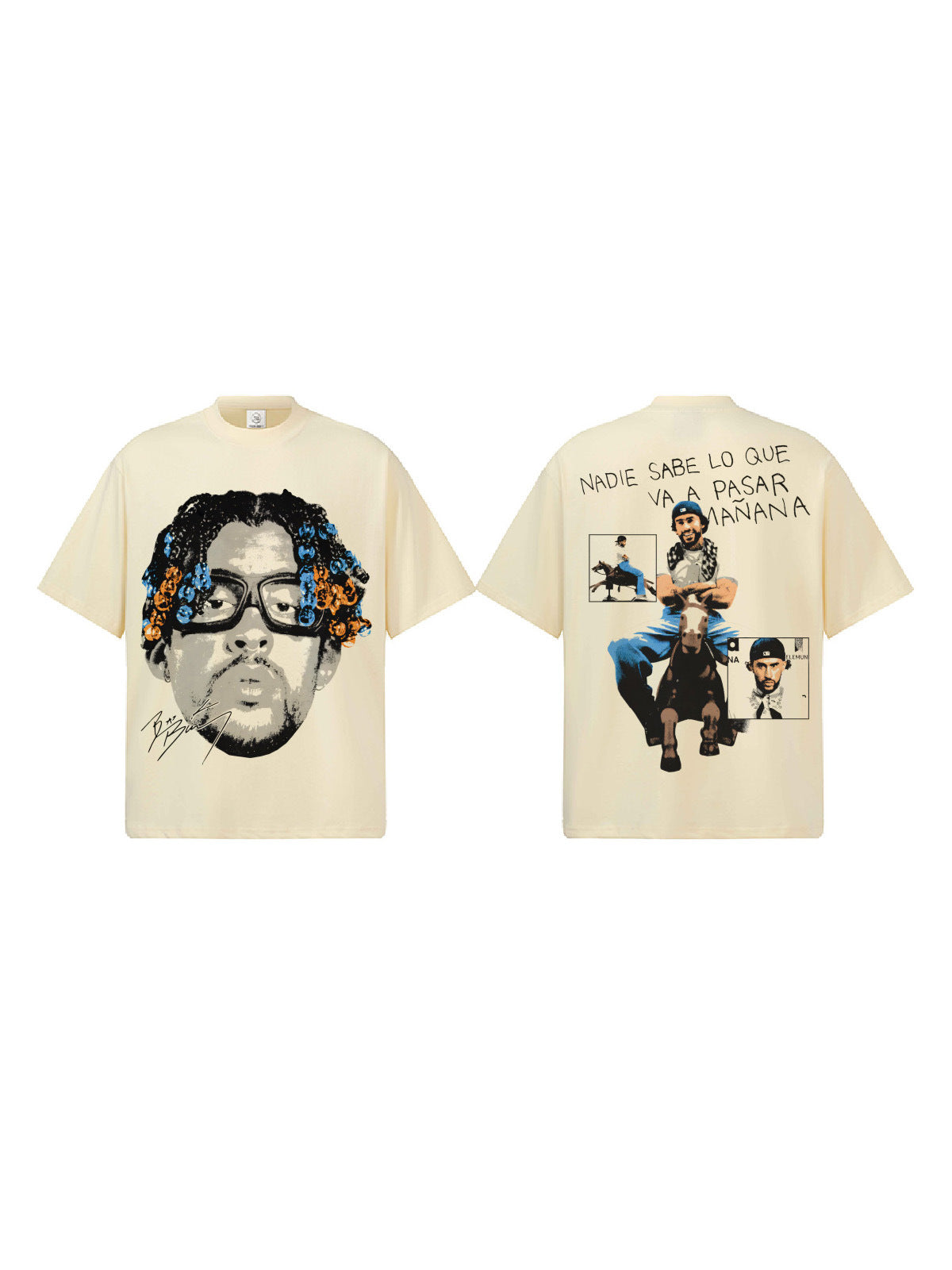 Bad Bunny Signature Face T-Shirt
