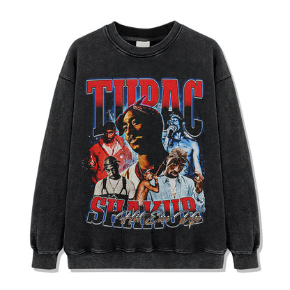 Tupac Shakur Red Montage Sweatshirt