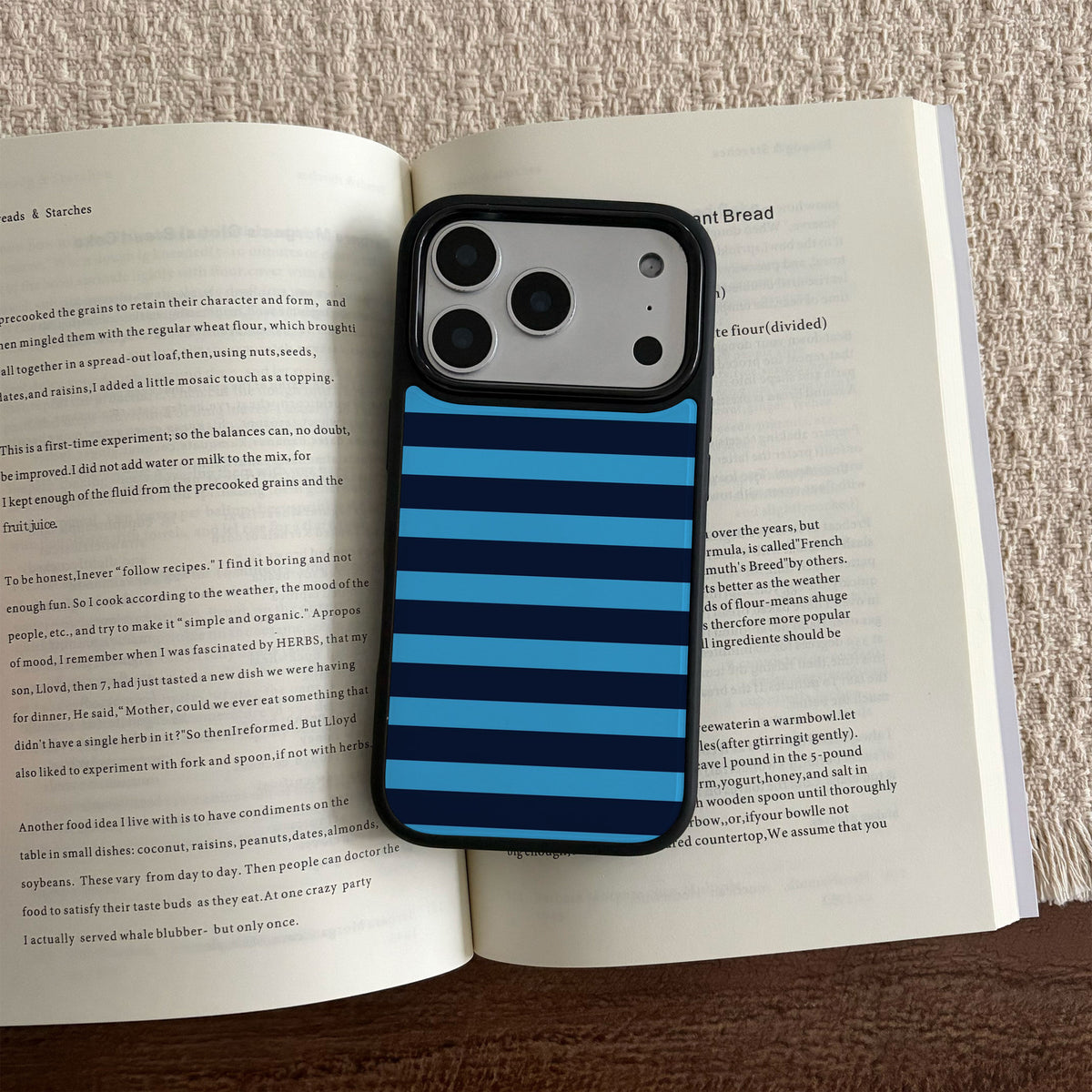 Blue Stripes iPhone Case