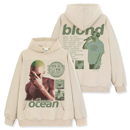 Frank Ocean Blond Album Green Montage Hoodie