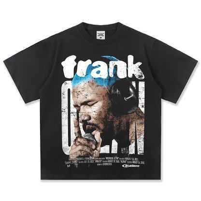 Frank Ocean Singing Retro Design T-Shirt