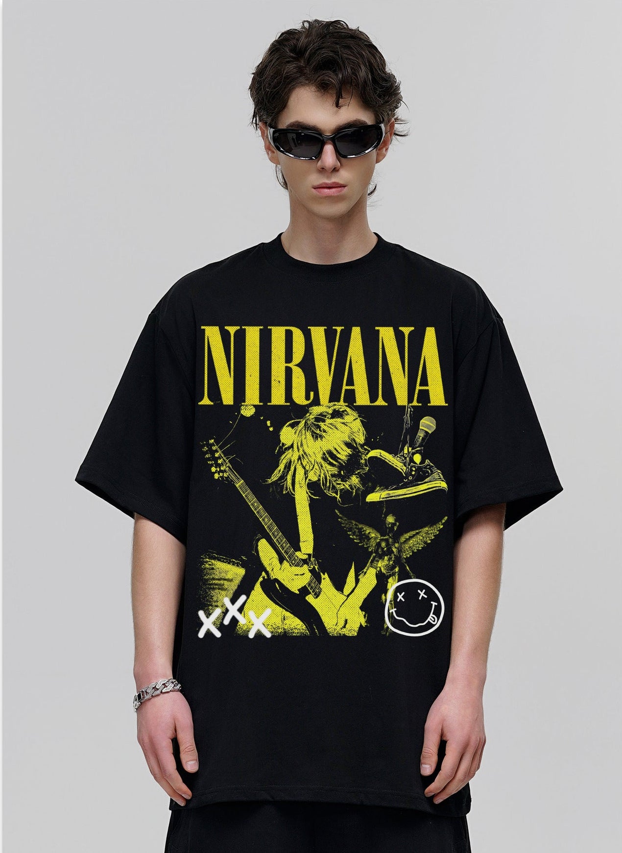 Nirvana Yellow Design T-Shirt