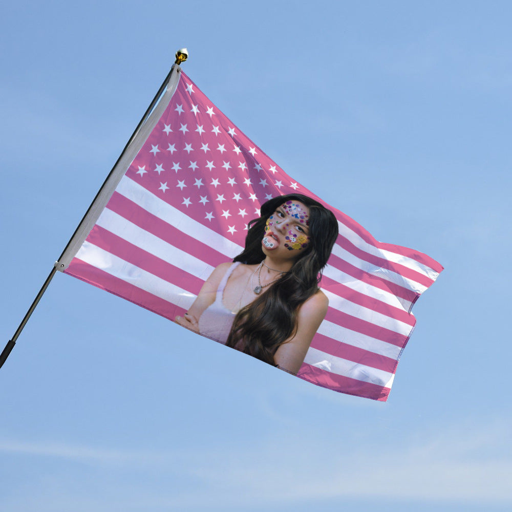Olivia Rodrigo SOUR Tapestry Flag
