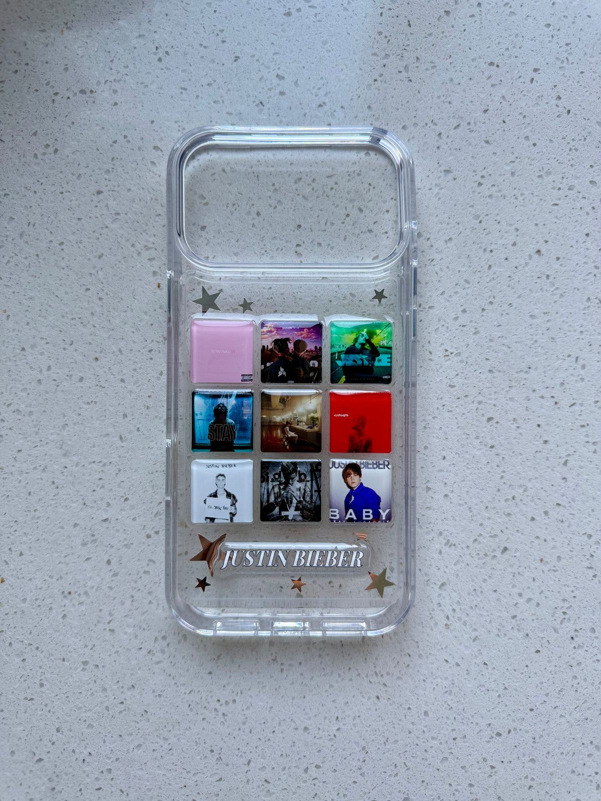 Justin Bieber Album Covers Resin Phone Case