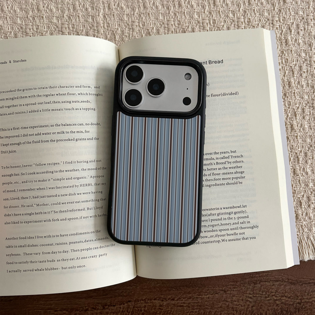 Vertical Thin Stripes iPhone Case