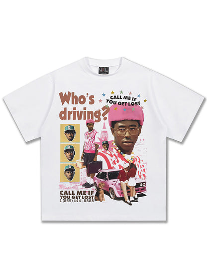 Tyler The Creator Who's Driving T-Shirt