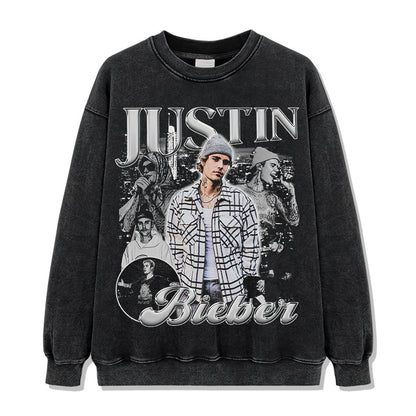 Retro Justin Bieber Montage Hoodie